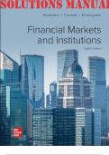 SOLUTIONS MANUAL for Financial Markets and Institutions, 8th Edition By Anthony Saunders, Marcia Cornett and Otgo Erhemjamts