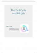 The Cell Cycle and Mitosis with precise notes and mnemonics.