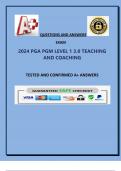 2024 PGA PGM LEVEL 1 3.0 TEACHING AND COACHING
