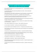 MASSACHUSETTS MAP CERTIFICATION PRETEST QUESTIONS&sol;96 QUESTIONS AND ANSWERS