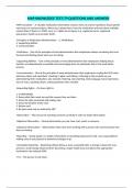 MAP KNOWLEDGE TEST&sol;79 QUESTIONS AND ANSWERS