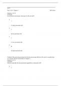 Bio quiz 3 Part 1 of 8 - Chapter 3 Questions and Answers 2024