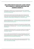 NHA CEHRS PRATICE EXAM 2024 LATEST UPDATE WITH CORRECTLY VERIFIED QUESTIONS AND ANSWERS GRADED A&plus; 