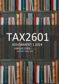 TAX2601 ASSIGNMENT 3 2024