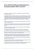 Econ 248 Final Review &lpar;Questions & Answers&rpar; Rated 100&percnt; Correct&excl;&excl;&period;