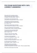 PO2 EXAM QUESTIONS WITH 100&percnt; CORRECT ANSWERS&excl;&excl;&period;