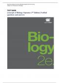 TEST BANK  [concepts of Biology Openstax 2nd Edition] Verified questions and answers 