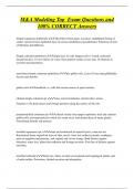 M&A Modeling Top Exam Questions and  100&percnt; CORRECT Answers