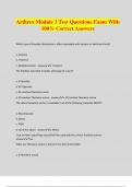 Arthrex Module 3 Test Questions Exam With 100&percnt; Correct Answers