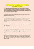 Bundle of ABFAS exams&vert; Questions and 100&percnt; Complete Solutions