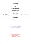 Test Bank for Anthropology, 15th Edition Ember (All Chapters included)