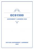 ECS1500 ASSIGNMENT 3 SEMESTER 1 ANSWERS 2024