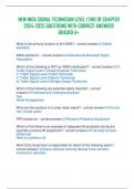 NEW IMSA SIGNAL TECHNICIAN LEVEL 1 END OF CHAPTER 2024-2025 QUESTIONS WITH CORRECT ANSWERS  GRADED A&plus;