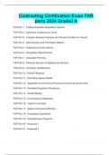 Contracting Certification Exam FAR parts 2024 Graded A