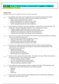 &bull;&Tab; ATI 265 Test 3 Mock Exam &lpar;Answered&rpar; Complete Solution&period; Answers And  Rationale At The Bottom