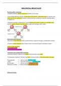 Topic 1 Biological molecule
