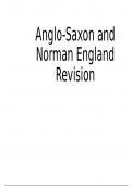 Anglo-Saxon and Norman ultimate revision powerpoint , everything youll need!