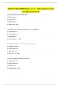 ARDMS ABDOMEN Exam Set 2 |505 Questions with Complete Solutions