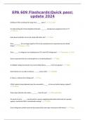 EPA 609 FlashcardsQuick passupdate 2024