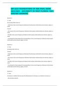 BEST REVIEW EDF 6225 FOUNDATIONS OF ABA FINAL EXAM 2023&sol;2025 - UNIVERSITY OF WEST FLORIDA 100&percnt;  VERIFIED ANSWERS