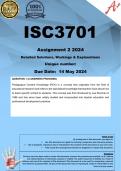 ISC3701 Assignment 2 (COMPLETE ANSWERS) 2024  - DUE 14 May 2024