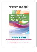 Videbeck L. Sheila-Psychiatric Mental Health Nursing 8th Edition-Test Bank with Feedback/ Complete Guide/ Ace your Exam