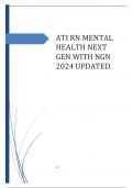 Ati rn mental health next gen with ngn 2024 updated.