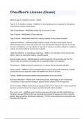 Chauffeur's License &lpar;Guam&rpar; 2024&sol;2025 &lpar;100&percnt; verified solutions&rpar; graded A&plus;