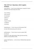 NSG 330 Test 1 Questions with Complete Solutions&period;