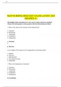 NGN NURSING HESI EXIT EXAM LATEST 2024 GRADED A+