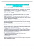 CESSWI PART I QUESTIONS WITH CORRECT ANSWERS &lpar;Verified&rpar;