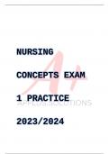 NURSING CONCEPTS  QUESTION AND ANSWERS
