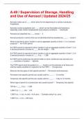A-49 &sol; Supervision of Storage&comma; Handling and Use of Aerosol &vert; Updated 2024&sol;25