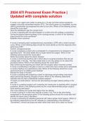 2024 ATI Proctored Exam Practice &vert; Updated with complete solution 