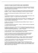 IS-800&period;D EXAM QUESTIONS AND ANSWERS