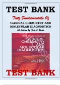 TEST BANK FOR TIETZ FUNDAMENTALS OF CLINICAL CHEMISTRY AND MOLECULAR DIAGNOSTICS 7TH EDITION BY CARL A. BURTIS