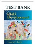 TEST BANK For Child Development 9th Edition by Laura E. Berk, Chapters 1 - 15 Complete Guide.