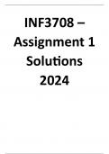 INF3708 Assignment 1 Answers 2024: 95-100% pass