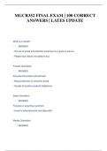 MGCR 352 FINAL EXAM &vert; 100&percnt;  CORRECT ANSWERS &vert; LATES UPDATE &vert;  RATED 100&percnt;