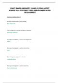 COAST GUARD AUXILIARY &lpar;CLASS 2&rpar; EXAM LATEST UPDATE 2024 WITH QUESTIONS AND ANSWERS RATED 100&percnt; CORRECT 