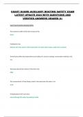 COAST GUARD AUXILIARY BOATING SAFETY EXAM LATEST UPDATE 2024 WITH QUESTIONS AND VERIFIED ANSWERS GRADED A&plus; 