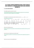 U&period;S&period; COAST GUARD ADDENDUM EXAM LATEST UPDATE 2024 CORRECTLY VERIFIED QUESTIONS AND ANSWERS GRADED A&plus; 