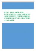 REAL TEST BANK FOR  FUNDAMENTALS OF NURSING  10TH EDITION POTTER PERRY  CHAPTER 1-50/ ALL CHAPTERS  AVAILABLE