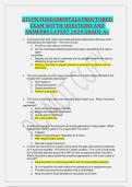 ATI PN FUNDAMENTALS PROCTORED EXAM WITTH QUESTIONS AND  ANSWERS LATEST 2024 GRADE A+