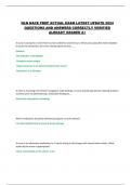 NLN NACE Prep LATEST 2024 ACTUAL EXAM QUESTIONS AND CORRECT DETAILED ANSWERS &lpar;VERIFIED ANSWERS&rpar; ALREADY GRADED A&plus;