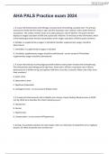 Aha pals practice exam 2024