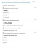 NR-228&colon; &vert; NR 228 NUTRITION&comma; HEALTH & WELLNESS EXAM 2 QUESTIONS WITH 100&percnt; CORRECT ANSWERS