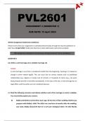 PVL2601 Assignment 2 [Detailed Answers] Semester 1 - Due 15 April 2024