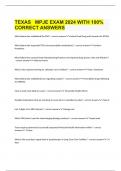 TEXAS MPJE  BUNDLED EXAMS 2024 WITH 100&percnt; CORRECT ANSWERS