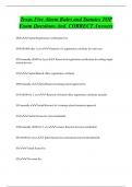 Texas Fire Alarm Rules and Statutes TOP  Exam Questions And CORRECT Answers